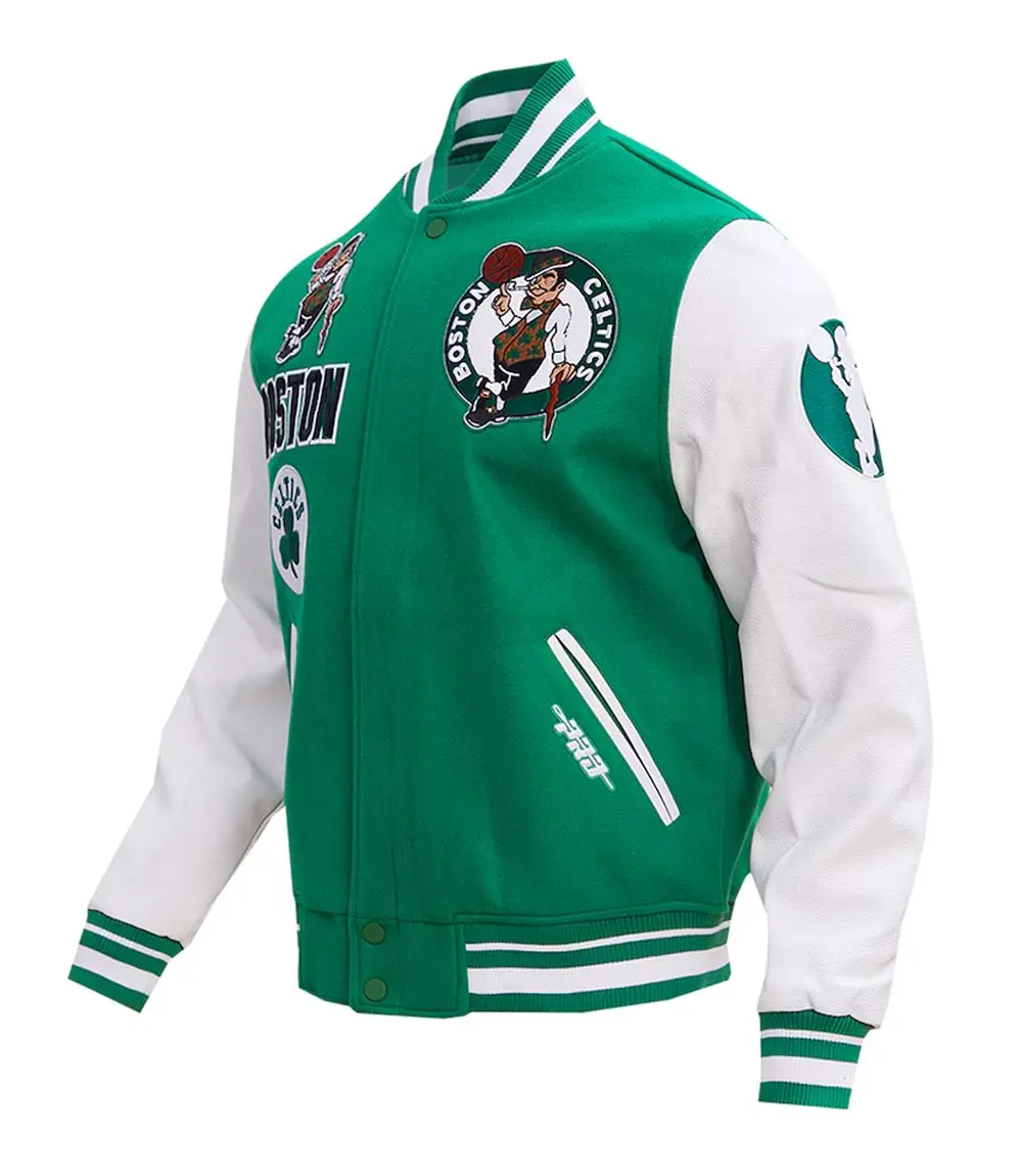 Boston celtics bomber jacket 2025