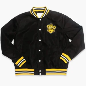 Missouri Tigers Vintage Mizzou Script Black Bomber Jacket