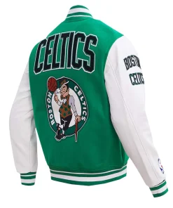 Alternative view of Boston Celtics Jacket Varsity