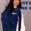 American Singer Selena Quintanilla Blue White Bomber Jacket