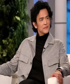 John Cho The Ellen DeGeneres Show Grey Jacket