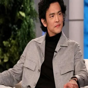 John Cho The Ellen DeGeneres Show Grey Jacket