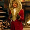 Mrs Claus The Christmas Chronicles Red Leather Jacket