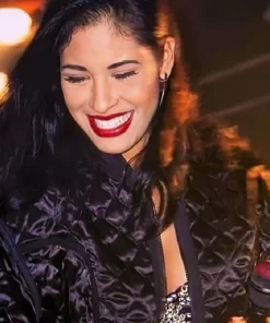 Selena Quintanilla Black Quilted Jacket