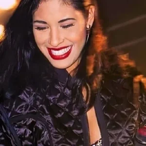 Selena Quintanilla Black Quilted Jacket