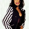 Selena Quintanilla Black White Cropped Jacket sale