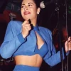 Selena Quintanilla Blue Cropped Jacket