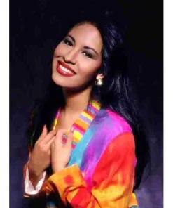 Selena Quintanilla Colorful Blazer