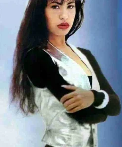 Selena Quintanilla Metallic Leather Vest