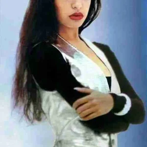 Selena Quintanilla Metallic Leather Vest