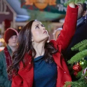 You, Me and The Christmas Trees Olivia Red Coat