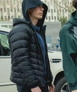 Yura Borisov Anora 2024 Black Puffer Jacket