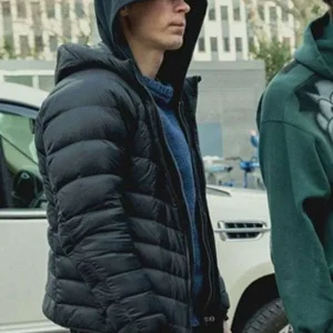 Yura Borisov Anora 2024 Black Puffer Jacket