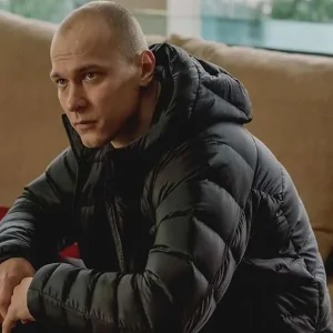 Yura Borisov Anora 2024 Black Puffer Jacket sale