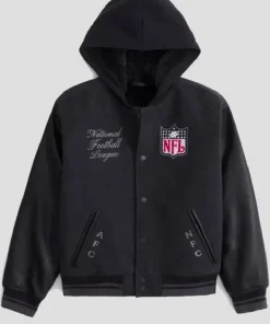 Abercrombie NFL Winterized Hooded Bomber Jacket