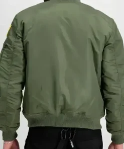 Alpha Industries MA-1 Nasa Green Bomber Jacket (1)