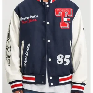 College Relaxed Baseball Jacket