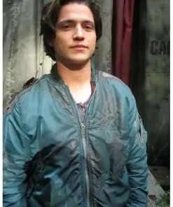 Alternative view of Finn Collins The 100 Blue Bomber Jacket