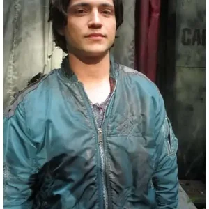 Alternative view of Finn Collins The 100 Blue Bomber Jacket