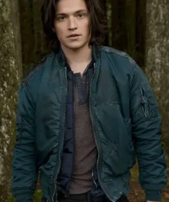 Finn Collins The 100 Blue Bomber Jacket