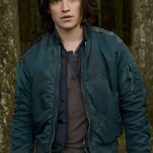 Finn Collins The 100 Blue Bomber Jacket