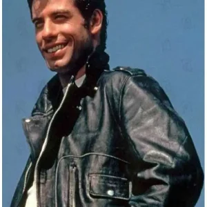 John Travolta Grease T-Birds Leather Jacket (1)
