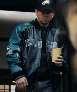 Mark Wahlberg Shooter Eagles Leather Jacket