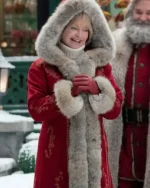 The Christmas Chronicles 2 Mrs. Claus Red Fur Collar Coat