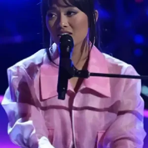 The Voice S26 Kay Sibal Pink Mesh Jacket