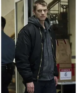 Alternative view of Joel Kinnaman The Killing Bomber Jacket