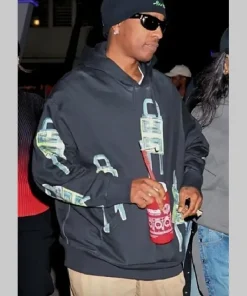 A$AP ROCKY GIVENCHY OVERSIZED 4G LOCK PRINT HOODIE