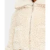 CREAM FAUX FUR POCKET DETAIL CROP JACKET (3)