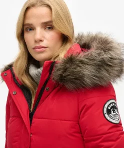 Everest Ella Bomber Red Jacket (1)