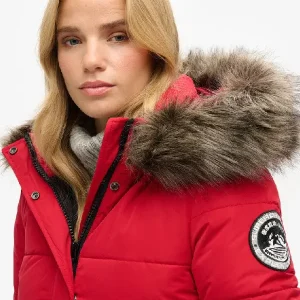 Everest Ella Bomber Red Jacket (1)