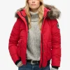 Everest Ella Bomber Red Jacket