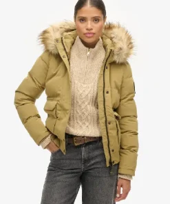 Everest Hooded Puffer Bomber Jacket