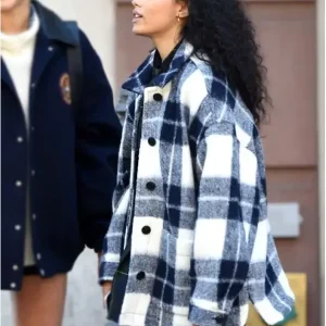 GOSSIP GIRL ZOYA LOTT CHECKED JACKET (1)