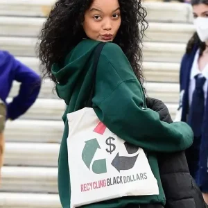 GOSSIP GIRL ZOYA LOTT GREEN HOODIE (1)