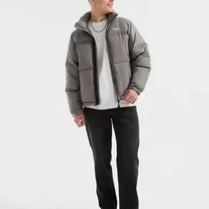 Grey Cannon Puffer Jacket (1)