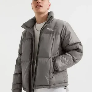 Grey Cannon Puffer Jacket