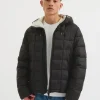 Holloway Social Club Black Puffer Jacket