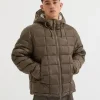 Holloway Social Club Brown Puffer Jacket