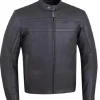 LEATHER MOTORCYCLE JACKET FOR MENS