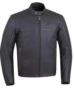 LEATHER MOTORCYCLE JACKET FOR MENS