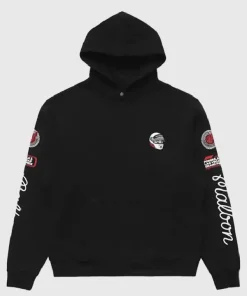 MALBON X FORMULA 1 GRAND PRIX Black HOODIE