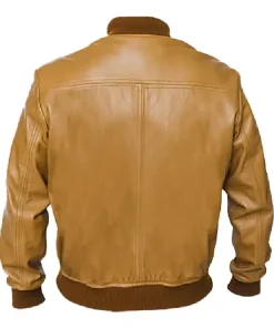 Alternative view of Men Camel Brown Bomber Jacket