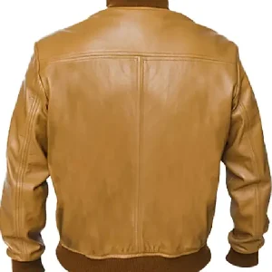 Alternative view of Men Camel Brown Bomber Jacket