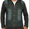 Men Hooded Denim Jacket (1)