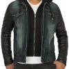 Men Hooded Denim Jacket (2)