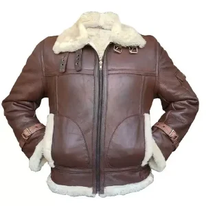 Men’s B3 Sheepskin Bomber Jacket (1)